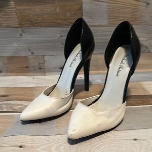 Michael Antonio Black and White Heels